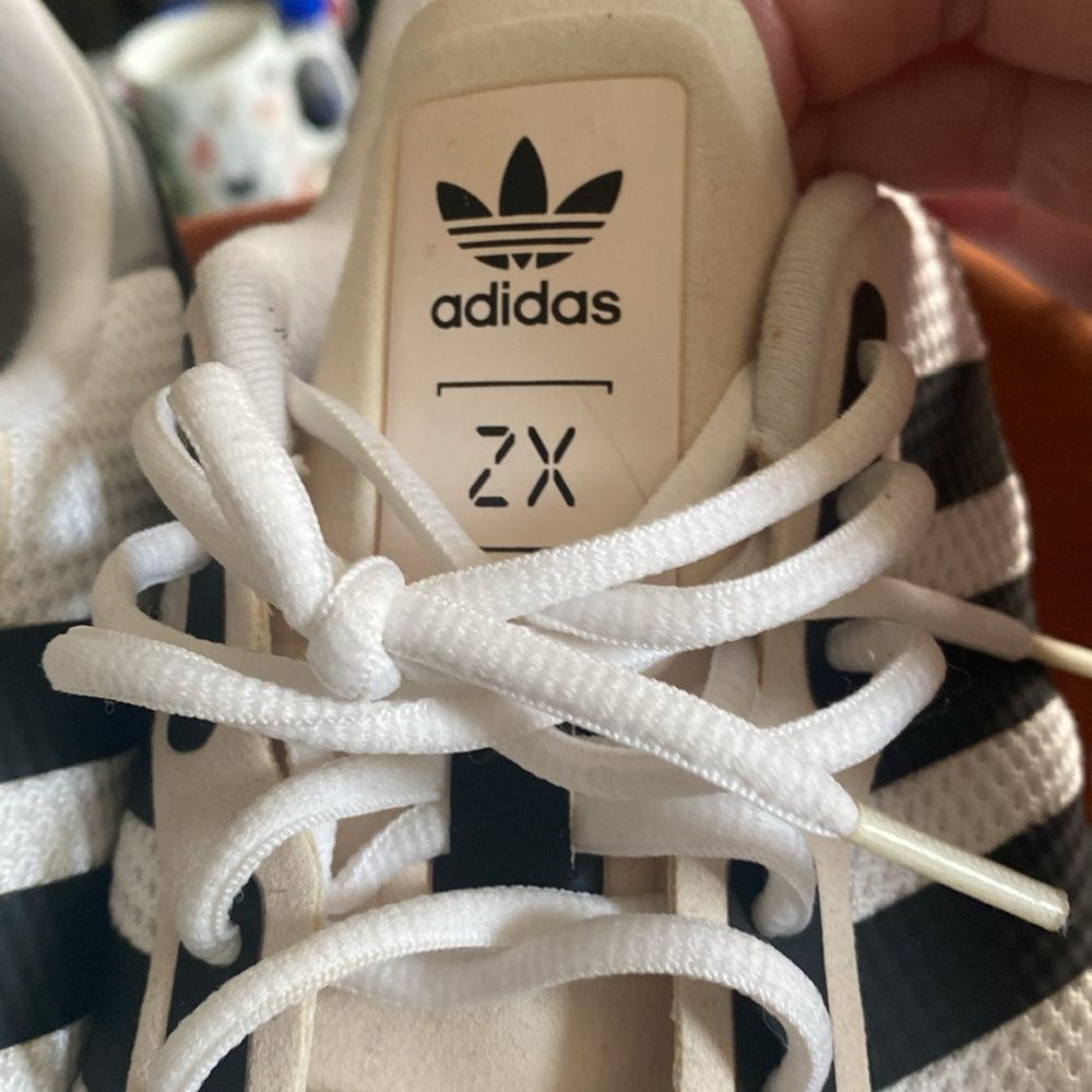 Adidas ZX White and Black with pink highlights Sneakers Men's 11 - Picture 2 of 10